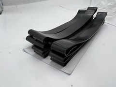 Pack of 10 Classic Premium Rubber Roper Wrap Strips DALLYWRAPP20BK Black