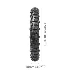 Front 60/100-14 Rear 80/100-12 Tire Tube for Dirt Bike KLX110 TTR90 CRF110 PW80