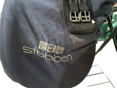 Black 17 in Used Stubben Scandica DL Dressage Saddle set & Bundle