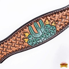 Western Headstall and Breast Collar Set HILASON Tooled Leather Horse Bridle Tack