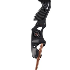 62″ Hunting ILF Takedown Recurve Bow 25-60lbs &Bow Riser Bag Archery Competition