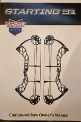 Topoint Archery Starting 31 Right Hand Compound Bow 19-70lb 19-30in w/ Case