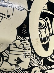 Santa Cruz Jason Jesse Skateboard Deck Veterans Division Shape Bar Scene Unused