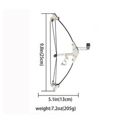 Mini Compound Bow Metal Material Compound Bow Decoration Palm Bow Toy