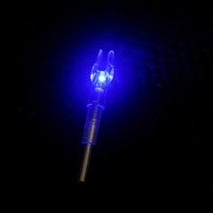 6/12pcs Archery Glowing LED Nocks ID5.2mm for Crossbow Arrows Tails Hunting Tool