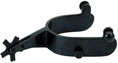 Weaver Equine Men’s 2-1/2” Offset Bull Spurs – 5-Point Rowel