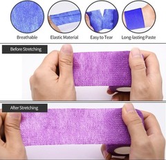 6pcs 2in Self Adhesive Bandage Wraps, Vet Wraps, 12 Colors to Choose, 5 Yard …