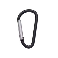 10/200 PCS Aluminum Carabiner D Shape Spring Clip Snap Key Hook Keychain Buckle
