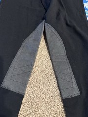 Devon Aire Black W Flowers Stretch Riding Breeches Pants Women L