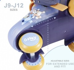 Bluey Kids Training Roller Skates Combo Pack,Adjustable Sizing,Size 9-12,Unisex