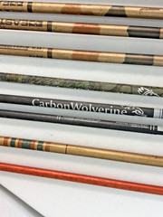 Lot of 17 Vintage Aluminum, Carbon & Wood Arrows -Easton, Game Winner, Wolverine