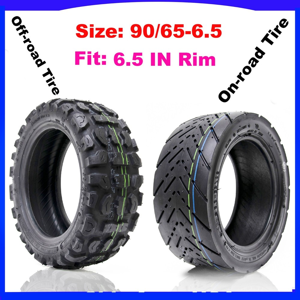 90/65-6.5 Tire On-road Tubeless Wolf Worrior Vsett 11+ Electric Scooter