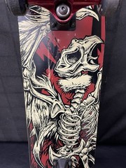 Tony Hawk Huck Jam Series Skateboard Complete Deck & Wheels Skeleton Bird, 31”