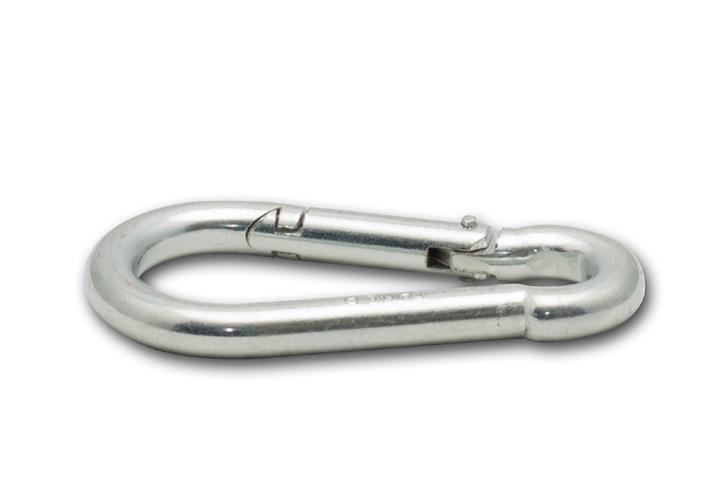 (4) 3/16″ Snap Hook Carabiner Chain Repair Mid Link Cross Cold Shut Fastener