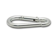 (4) 3/16″ Snap Hook Carabiner Chain Repair Mid Link Cross Cold Shut Fastener