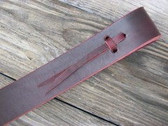 1-3/4″ x 6′ Leather Latigo Tie Cinch Strap High Quality with Punched Holes 30094