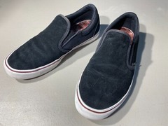 Etnies Marana Slip Chase Hawk Skate Shoes – Black Suede – 9.5