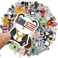 50PCS Rock Hip Hop Graffiti Stickers Waterproof Decals for Laptop Guitar