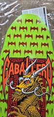 Powell Peralta Steve Caballero Bats And Dragons Skateboard Deck Signed Green…