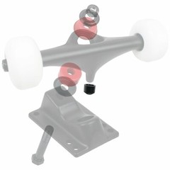 Skateboard Longboard Truck Replacement Pivot Cups 2-Pack (for 2 trucks)