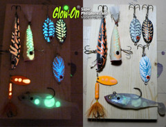 Glow-On YELLOW Glow Paint For Gun Sights, Fishing Lures 2.3 ml Vial, Bright!