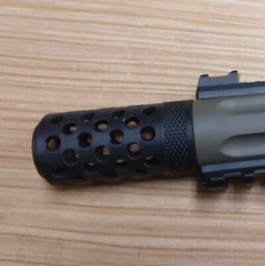Airsoft AAP-01 Pistol Decorative Muzzle Brake «Swiss Cheese» (Two Pack)