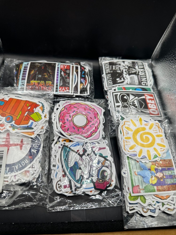 100pcs Mixed Cartton , Cute , Trucks , Starwar Sticker Pack ( Choose Yours )
