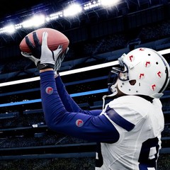 Jecery 200 Pcs 8 Sheets Football Helmet Stickers Hatchet Decals Red on Clear