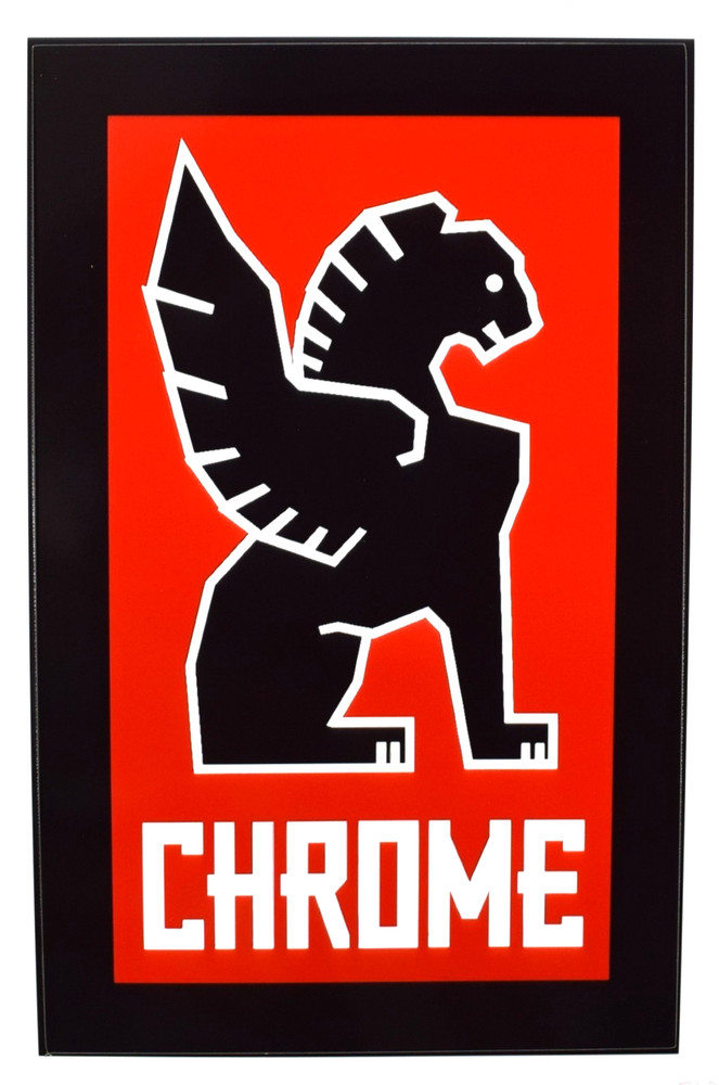 CHROME INDUSTRIES Decal Sticker – Water-Resistant * 3.5 in. x 5.6 in. USA
