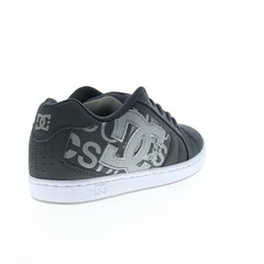 DC Net 302361-0BG Mens Black Nubuck Lace Up Skate Inspired Sneakers Shoes 18