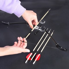 Mini Recurve Bow Arrows Set Target Paper Archery Practice Shooting Kids Toy Gift