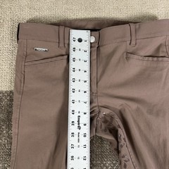 Equiline Breeches Women’s Size IT46 Brown Knee Grip Floral Equestrian