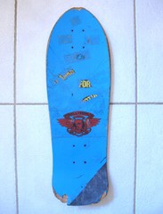 VTG 1988 Powell Peralta TOMMY GUERRERO 7PLY Flaming Dagger Skateboard Deck RARE!