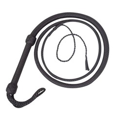 Paracord Bullwhip 4–12 Ft 16 Plait Nylon Leather Cracking Whip Cosplay/Training