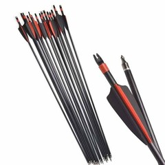 30 inch Fiberglass Arrows Archery SP500 OD 8mm For Compound/Recurve Bow Hunting