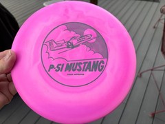 1988 P-51 Mustang Lightning Vintage Disc Golf Warplane Airplane Warbird #2218