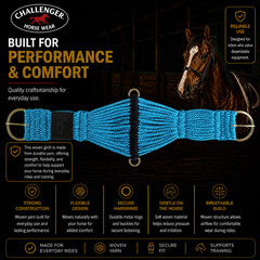 Horse WESTERN TURQUOISE SADDLE CINCH GIRTH TACK 22″ 9771