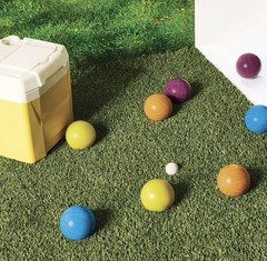 Embark Bocce Ball Set 8 Resin Balls + Pallino w/ Carry Case – New