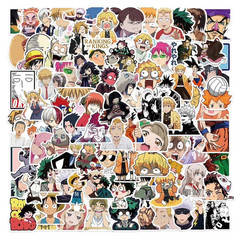 Large Anime Stickers Mixed Pack,100Pcs Mixed with Classic Anime Theme Sticker P