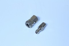 P&W High Pressure Quick Disconnect Set 1/8″ NPT Female Threads Open Flow 3002