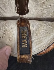 Vintage Dan Post Full Quill Ostrich Cowboy Western Boots Men’s Size 10D