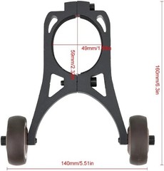 Folding Electric Scooter Handstand Stand Auxiliary Wheel for Xiaomi M365 1S Pro