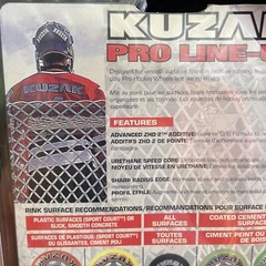 KUZAK Pro Series Extreme Gum 2 (4)-pack 72.5mm 75A Inline Roller Hockey Wheels