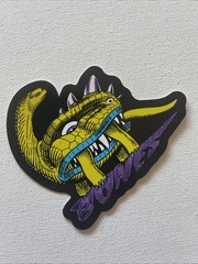 Bones Skateboards Dinosaur Yellow Powell Peralta OG Z83A Skateboarding STICKER