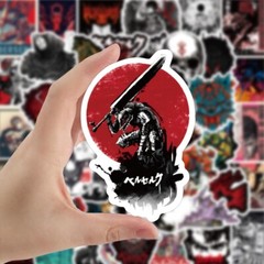 Mix 10/50 PCs Berserk Anime Luggage Notebook Laptop Car Sticker -No Duplicate