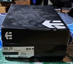 etnies SAL 23 Black Skateboarding Shoes Men’s US Size 9.5