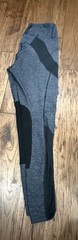 Kerrits Women Riding Pants Leggings Medium M Gray Black Pull On Equestrian