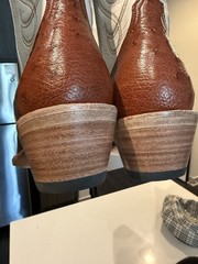 Heritage Boot Co. The Tex, Clay & White Western Cowboy Boots, Made in Mexico