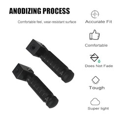 Universal CNC M8 Motorcycle Foot Pegs 90 Degree Foldable Foot pegs Footpegs