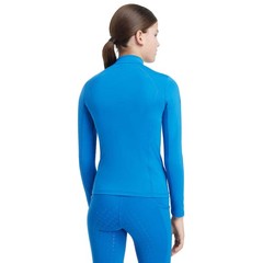 IT06805 LeMieux Young Rider Classique Base Layer Long Sleeve Shirt Benetton Blue